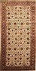 Kashan Beige Hand Knotted 91 X 182  Area Rug 250-30546 Thumb 0