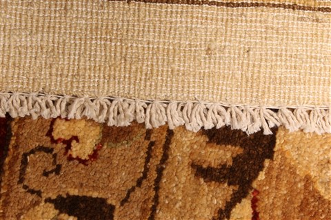 Pishavar Beige Hand Knotted 121 X 179 Area Rug 250-30547 Image 5