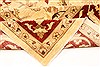 Pishavar Beige Hand Knotted 121 X 179  Area Rug 250-30547 Thumb 7