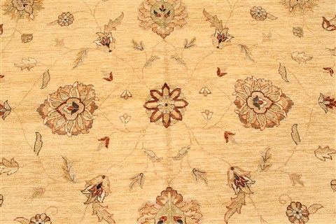 Ziegler Beige Hand Knotted 100 X 179 Area Rug 250-30548 Image 1