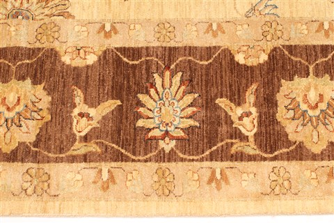 Ziegler Beige Hand Knotted 100 X 179 Area Rug 250-30548 Image 2