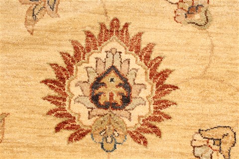 Ziegler Beige Hand Knotted 100 X 179 Area Rug 250-30548 Image 3