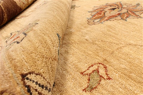 Ziegler Beige Hand Knotted 100 X 179 Area Rug 250-30548 Image 9
