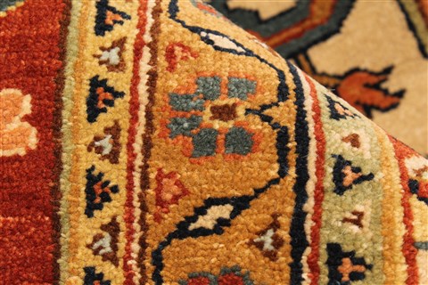 Serapi Beige Hand Knotted 911 X 197 Area Rug 250-30549 Image 11