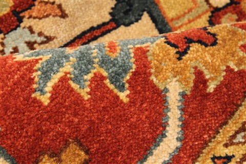 Serapi Beige Hand Knotted 911 X 197 Area Rug 250-30549 Image 12