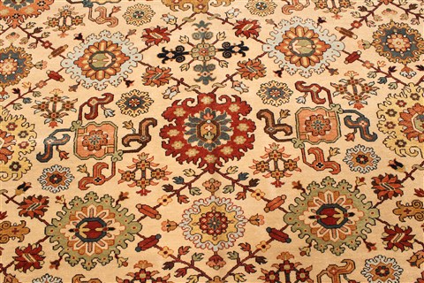 Serapi Beige Hand Knotted 911 X 197 Area Rug 250-30549 Image 14