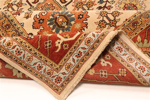 Serapi Beige Hand Knotted 911 X 197 Area Rug 250-30549 Image 7
