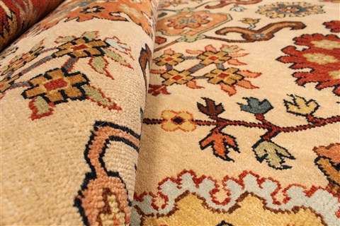 Serapi Beige Hand Knotted 911 X 197 Area Rug 250-30549 Image 8