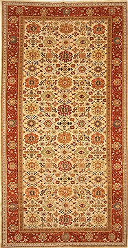 Serapi Beige Hand Knotted 9'11" X 19'7"  Area Rug 250-30549