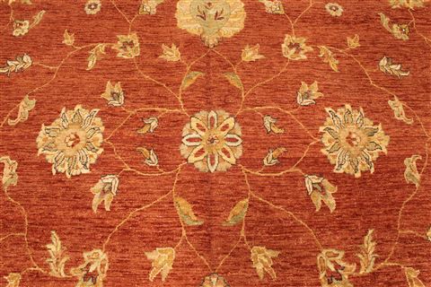 Ziegler Beige Hand Knotted 119 X 182 Area Rug 250-30552 Image 2