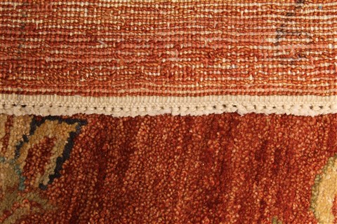 Ziegler Beige Hand Knotted 119 X 182 Area Rug 250-30552 Image 6
