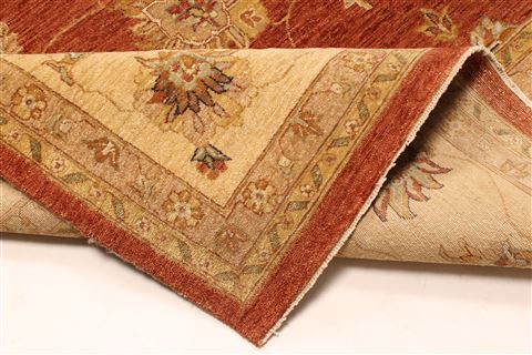 Ziegler Beige Hand Knotted 119 X 182 Area Rug 250-30552 Image 8
