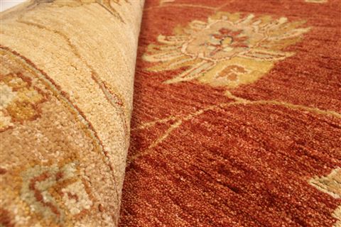 Ziegler Beige Hand Knotted 119 X 182 Area Rug 250-30552 Image 9