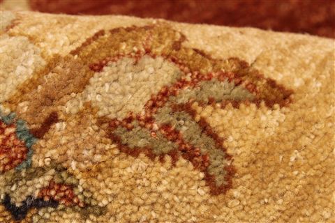 Ziegler Beige Hand Knotted 119 X 182 Area Rug 250-30552 Image 10