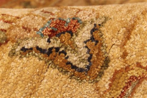 Ziegler Beige Hand Knotted 119 X 182 Area Rug 250-30552 Image 11