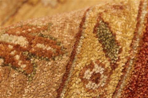 Ziegler Beige Hand Knotted 119 X 182 Area Rug 250-30552 Image 12