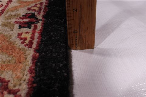 Jaipur Black Hand Knotted 86 X 116 Area Rug 301-30555 Image 3