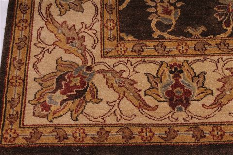 Jaipur Brown Hand Knotted 90 X 120 Area Rug 301-30557 Image 1