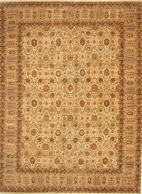 Bakhtiar Beige Hand Knotted 1110 X 160 Area Rug 250-30558 Image 0