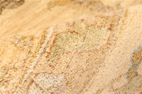 Ziegler Beige Hand Knotted 121 X 181 Area Rug 250-30559 Image 9