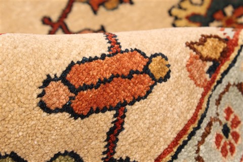 Serapi Beige Hand Knotted 80 X 1510 Area Rug 250-30560 Image 10