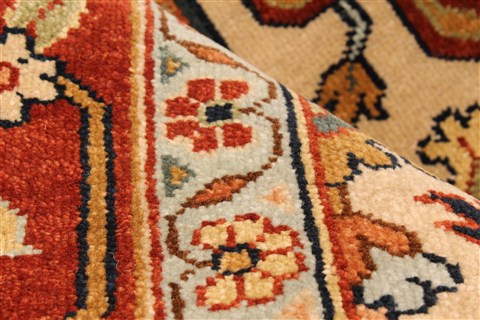 Serapi Beige Hand Knotted 80 X 1510 Area Rug 250-30560 Image 12