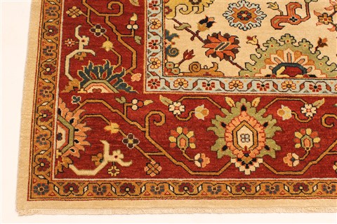 Serapi Beige Hand Knotted 80 X 1510 Area Rug 250-30560 Image 13