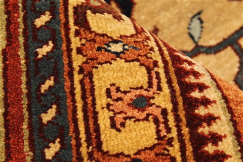 Serapi Beige Hand Knotted 100 X 177 Area Rug 250-30562 Image 10