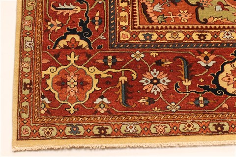 Serapi Beige Hand Knotted 100 X 177 Area Rug 250-30562 Image 11