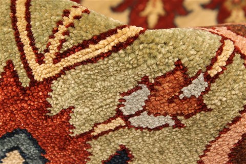 Serapi Beige Hand Knotted 100 X 177 Area Rug 250-30562 Image 7