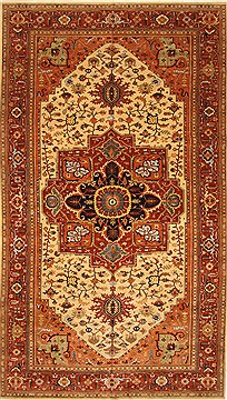 Serapi Beige Hand Knotted 10'0" X 17'7"  Area Rug 250-30562