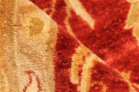 Pishavar Red Hand Knotted 110 X 150 Area Rug 250-30563 Image 11