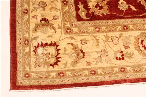 Pishavar Red Hand Knotted 110 X 150 Area Rug 250-30563 Image 12