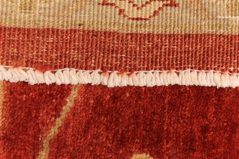 Pishavar Red Hand Knotted 110 X 150 Area Rug 250-30563 Image 5