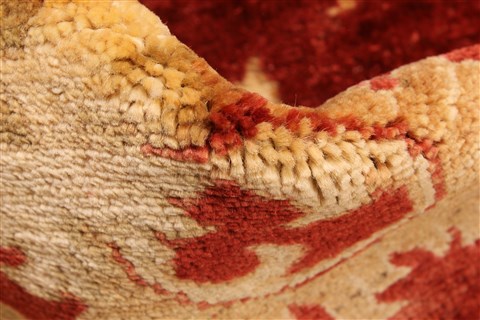 Pishavar Red Hand Knotted 110 X 150 Area Rug 250-30563 Image 9