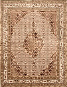 Mahi Beige Hand Knotted 11'10" X 15'2"  Area Rug 250-30565