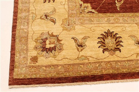 Ziegler Beige Hand Knotted 120 X 183 Area Rug 250-30566 Image 11