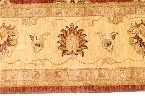 Ziegler Beige Hand Knotted 120 X 183 Area Rug 250-30566 Image 1
