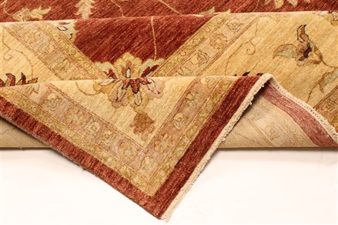 Ziegler Beige Hand Knotted 120 X 183 Area Rug 250-30566 Image 6