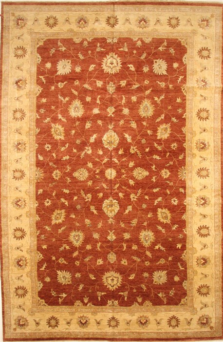 Ziegler Beige Hand Knotted 120 X 183 Area Rug 250-30566 Image 0
