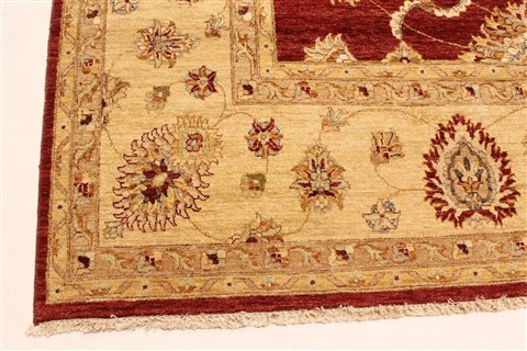 Ziegler Beige Hand Knotted 120 X 180  Area Rug 250-30567 Image 13