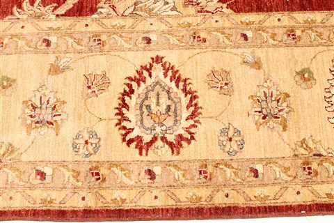 Ziegler Beige Hand Knotted 120 X 180  Area Rug 250-30567 Image 1
