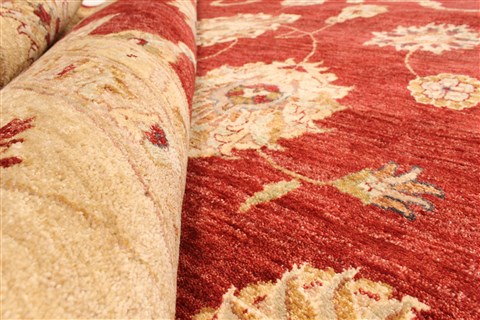 Ziegler Beige Hand Knotted 120 X 180  Area Rug 250-30567 Image 8