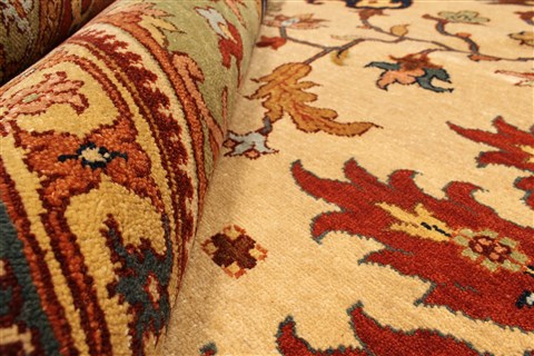 Serapi Beige Hand Knotted 119 X 178 Area Rug 250-30571 Image 13