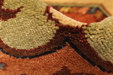 Serapi Beige Hand Knotted 119 X 178 Area Rug 250-30571 Image 1