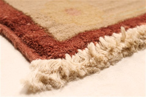 Chobi Beige Hand Knotted 121 X 166 Area Rug 250-30572 Image 11