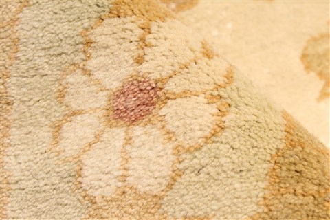 Chobi Beige Hand Knotted 121 X 166 Area Rug 250-30572 Image 4