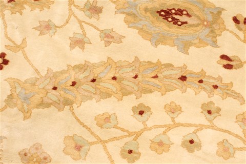 Chobi Beige Hand Knotted 121 X 166 Area Rug 250-30572 Image 5