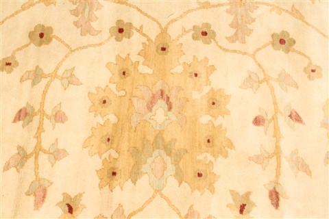 Chobi Beige Hand Knotted 121 X 166 Area Rug 250-30572 Image 9