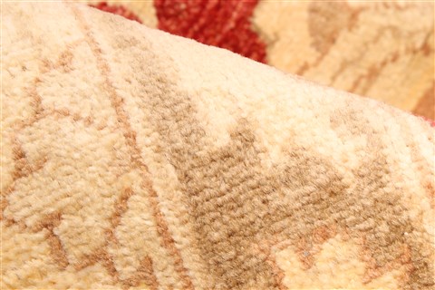 Pishavar Red Hand Knotted 127 X 177 Area Rug 250-30576 Image 10